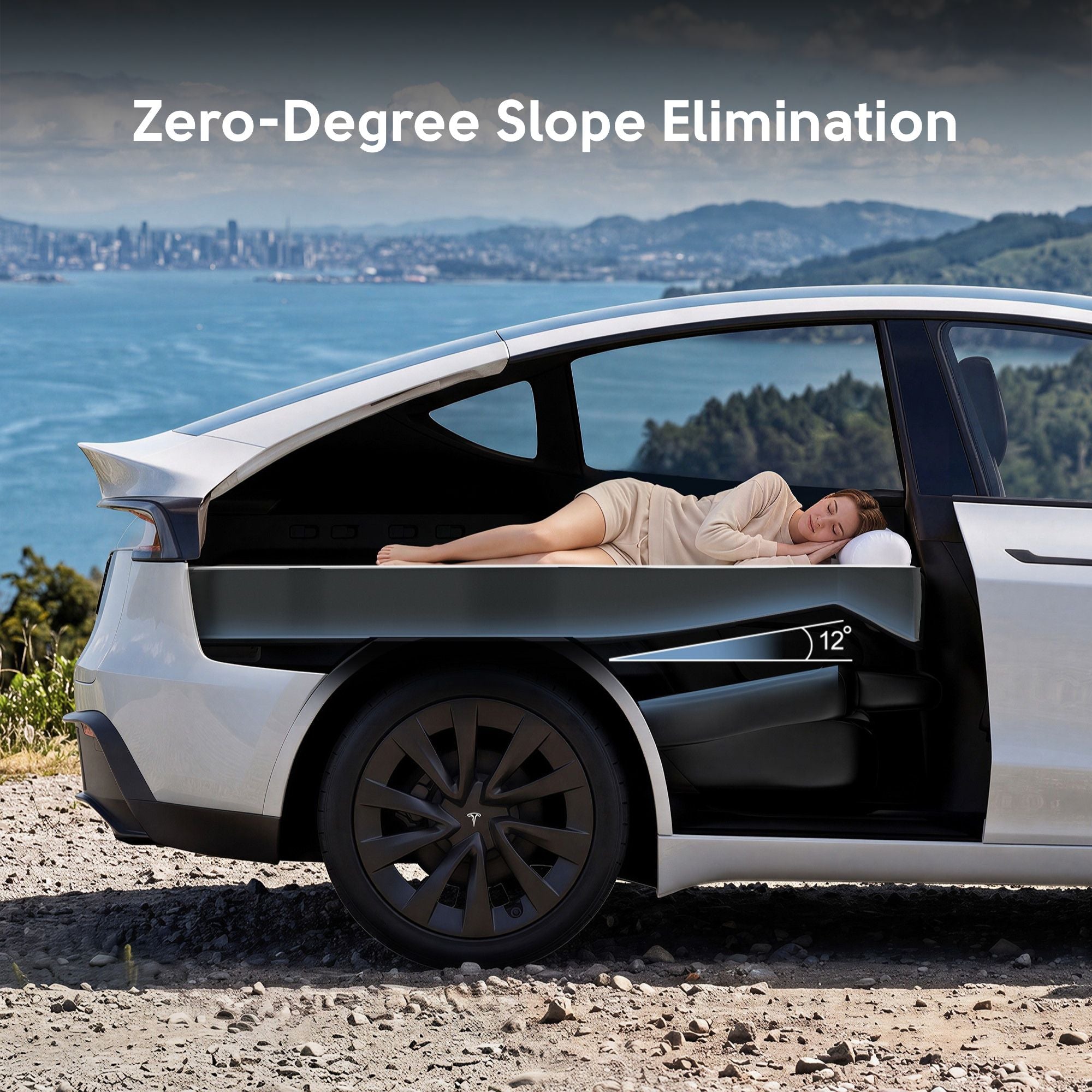 Tesla Model Y Auto-Leveling Mattress
