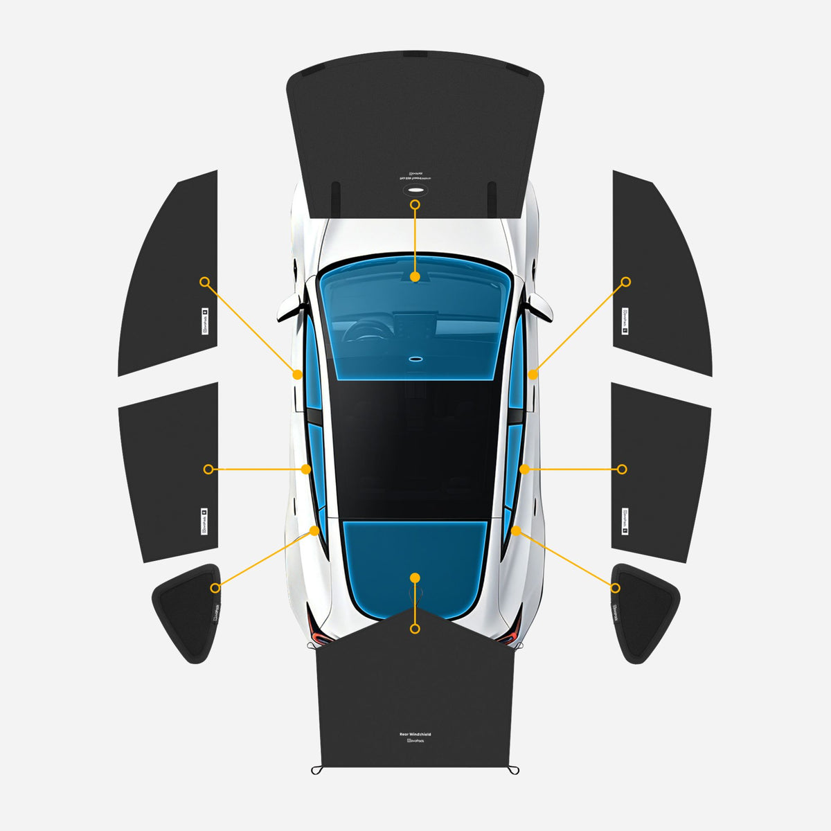 Tesla Model Y Window Shades/Covers