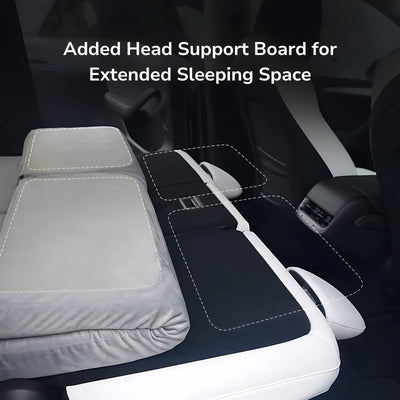 Tesla Model Y Camping Memory Foam Mattress Tesla Bed Added Head Support Board for Extended Sleeping Space camp mode NovaPads
