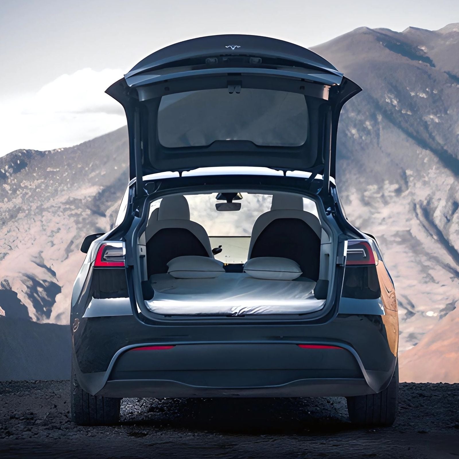 Tesla Model Y Camping Memory Foam Mattress Tesla Bed Sleep in Model Y Tesla Life camp mode NovaPads