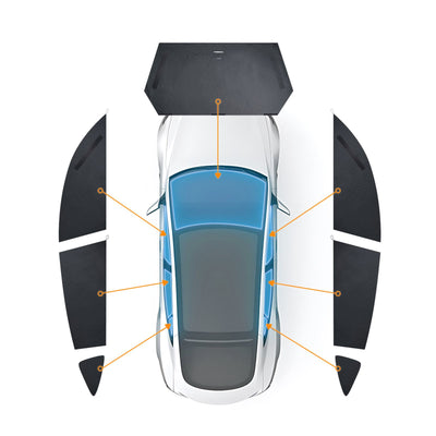 Tesla Model 3 Window Covers & Shades - Sunshade Windshield for Model 3