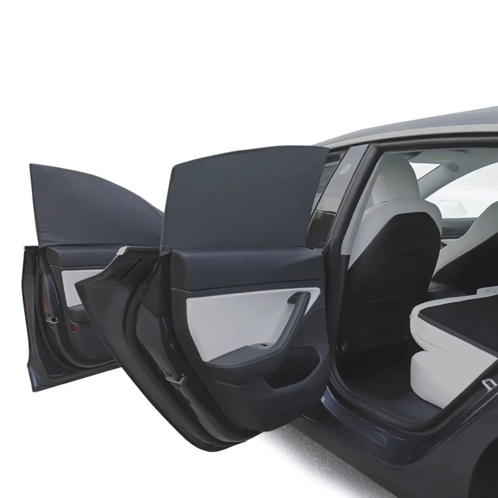 tesla camping accessories tesla model y window shades window blinds windshield window wovers sunshade privacy curtains camping NovaPads